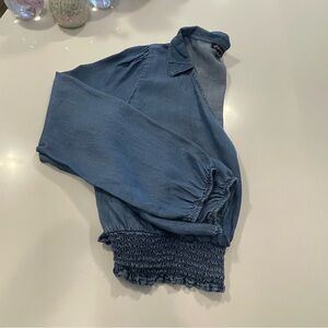 Fashion Nova’ Denim Blouse